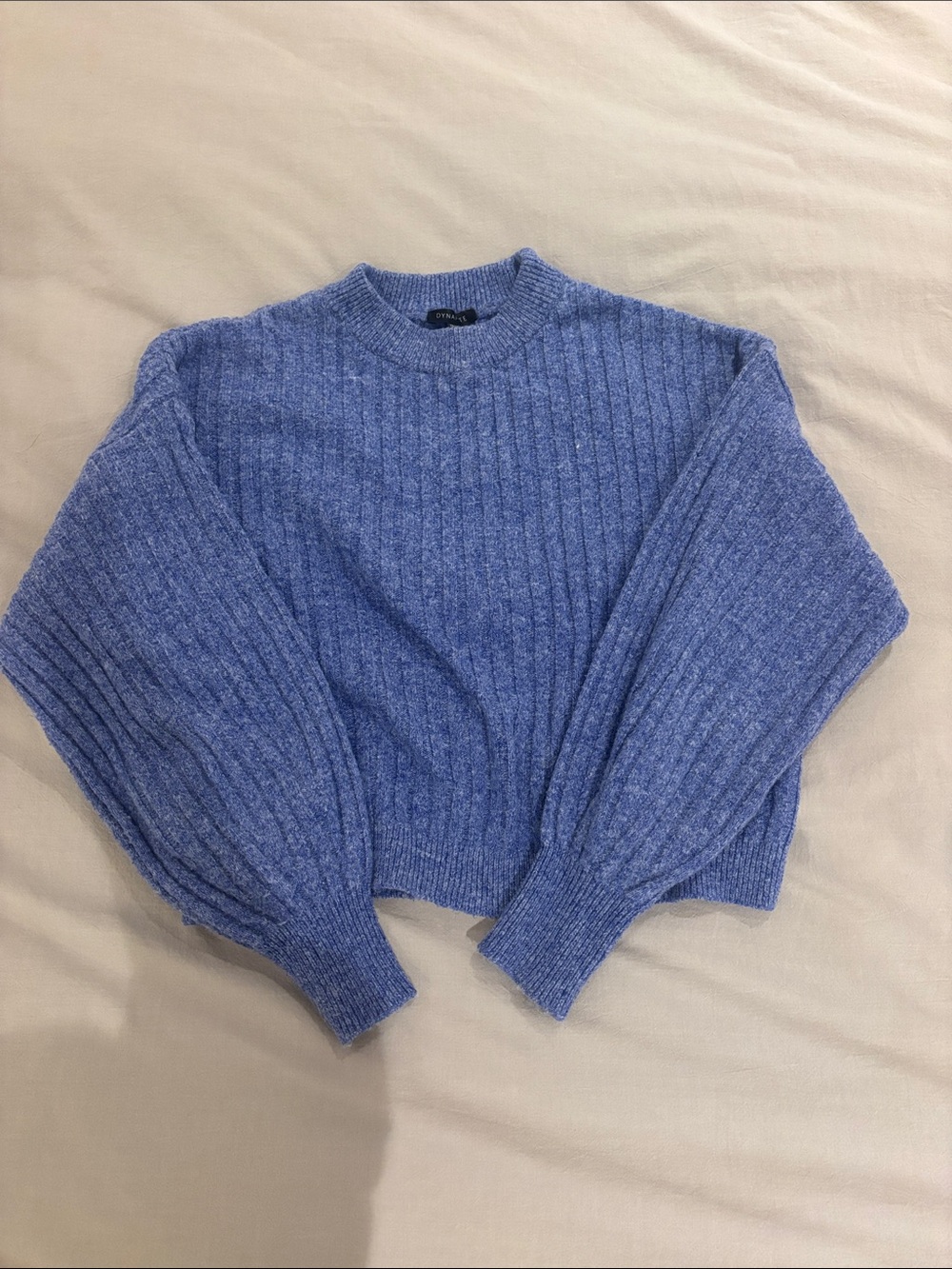 Dynamite Ribbed Crewneck Sweater - Women